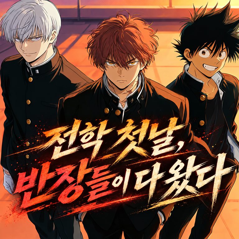 전학 첫날, 반장들이 다 왔다