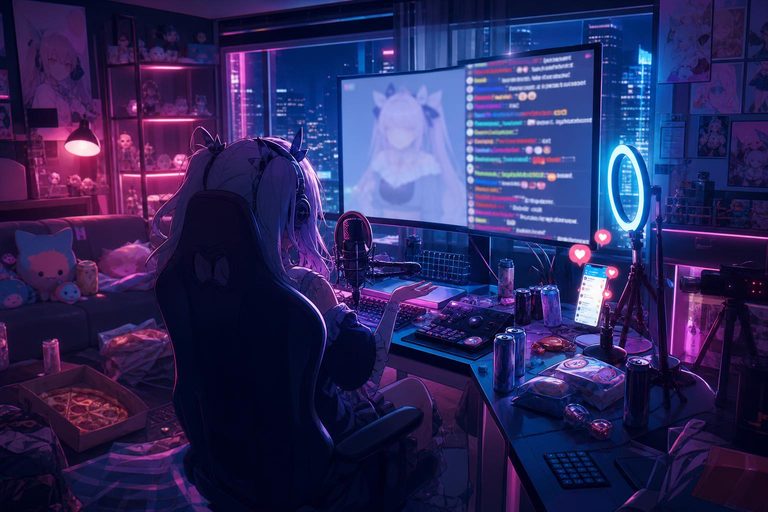 The VTuber Agency on Fire