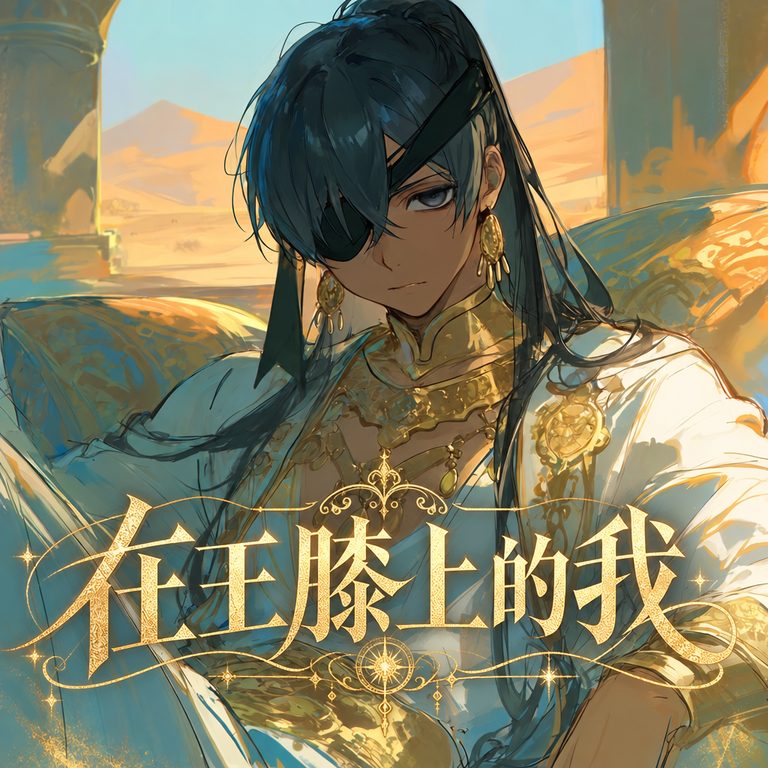 在王膝上的我